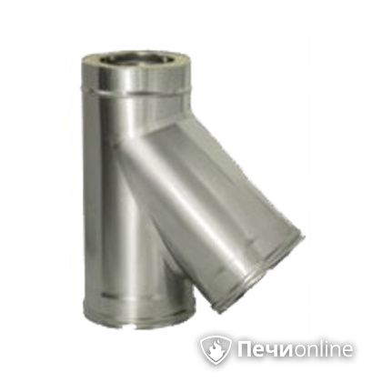 Дымоход Дымок Тройник 45° с изоляцией 0.5 мм. ТRFR45 150/230 в Добрянке