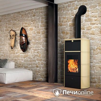 Печь-камин Edilkamin Flamma 24 kw V.C. Pergamena с Т/О в Добрянке