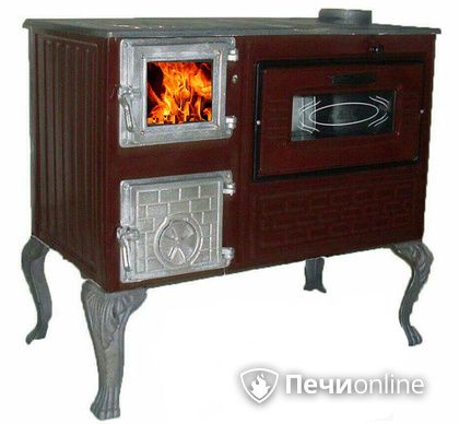 Отопительно-варочная печь МастерПечь ПВ-06 с духовым шкафом, 7.5 кВт в Добрянке