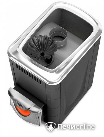 Дровяная банная печь TMF Ангара 2012 Inox ДНС КТК ЗК антрацит в Добрянке