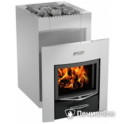 Дровяная банная печь Harvia 22 Duo Steel (Wk220) в Добрянке