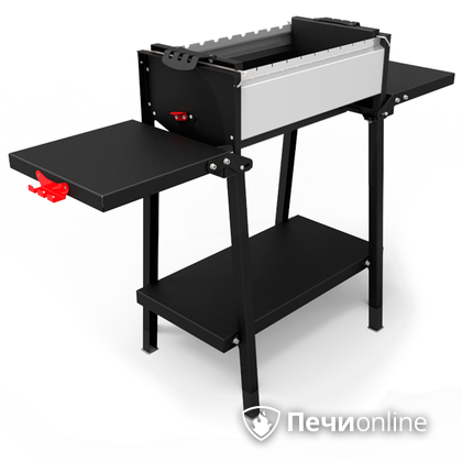Мангал Grillver Крафтикс Сильвер на подставке в Добрянке